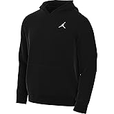 Jordan Brooklyn Fleece Men's Pullover Hoodie (Black/White) Size XX-Large