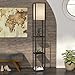 Oneach Arterton Modern Shelf Floor Lamp with Open-Box Shelves Diffused Lighting for Reading Living Room and Bedroom-LED Bulb Included