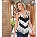FUA Women Summer Women Casual Sleeveless Tassel Tank Tops Blouse T-Shirt