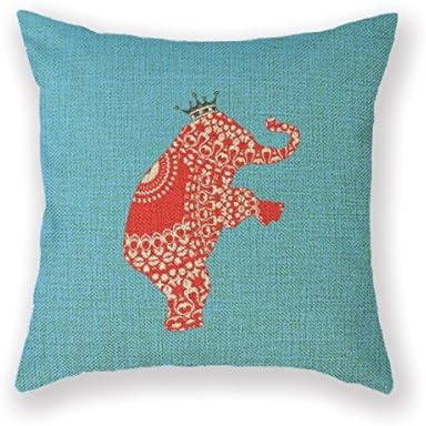 JulianArtsale Animal Shower Kids 784 Creative Fashion Cotton Linen Square Decorative Throw Pillow Cover 18X18