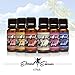 Premium Grade Fragrance Oil - Eternal 6 Pack of Essence Gift Set - Red Current Thyme Tea, Tropical Passion Fruit, Coconut Cream, Pear Fantasy, Pomegranate, Acai Berry - 10 Ml - Scented Oil