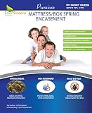RV Short Queen Mattress Protector 60" Wx75 Lx9 D - Bedbug Waterproof Zippered Encasement Hypoallergenic Premium Quality Cover Protects Against Dust Mites Allergens