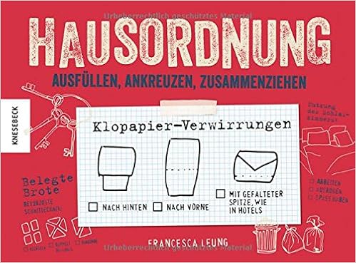 Hausordnung Ausfullen Ankreuzen Zusammenziehen Amazon Co Uk