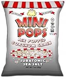 Mini Pops Subatomic Sea Salt Air Popped Sorghum 12 Pack (1 Ounce Bags)