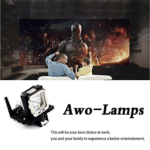 AWO Original Bulb Inside PK-L2312UG Replacement Lamp Bulb with Housing for JVC DLA-X900R, DLA-X700R, DLA-X500R, DLA-X95R, DLA-X75R, DLA-X55R, DLA-X35 D-ILA