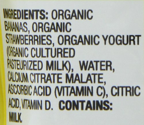 EARTH’S BEST SESAME STREET FRUIT YOGURT SMOOTHIES – STRAWBERRY BANANA – 4.2 OZ – 6 PK