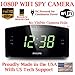 AES 1080P HD WiFi Alarm Clock Radio Spy Camera Wireless IP P2P Covert Hidden Nanny Camera Spy Gadget (1080P WI-FI Model)