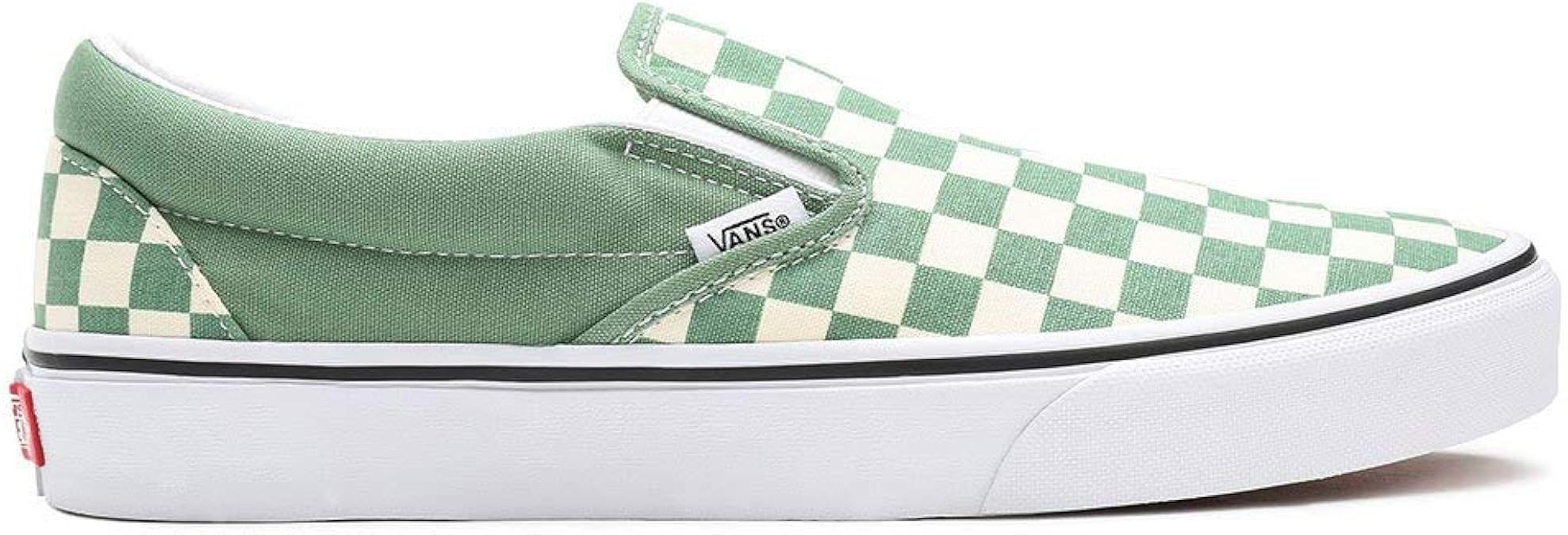 Vans Classic Slipon Checkerboard Shale Green White VN0A33TB43B1