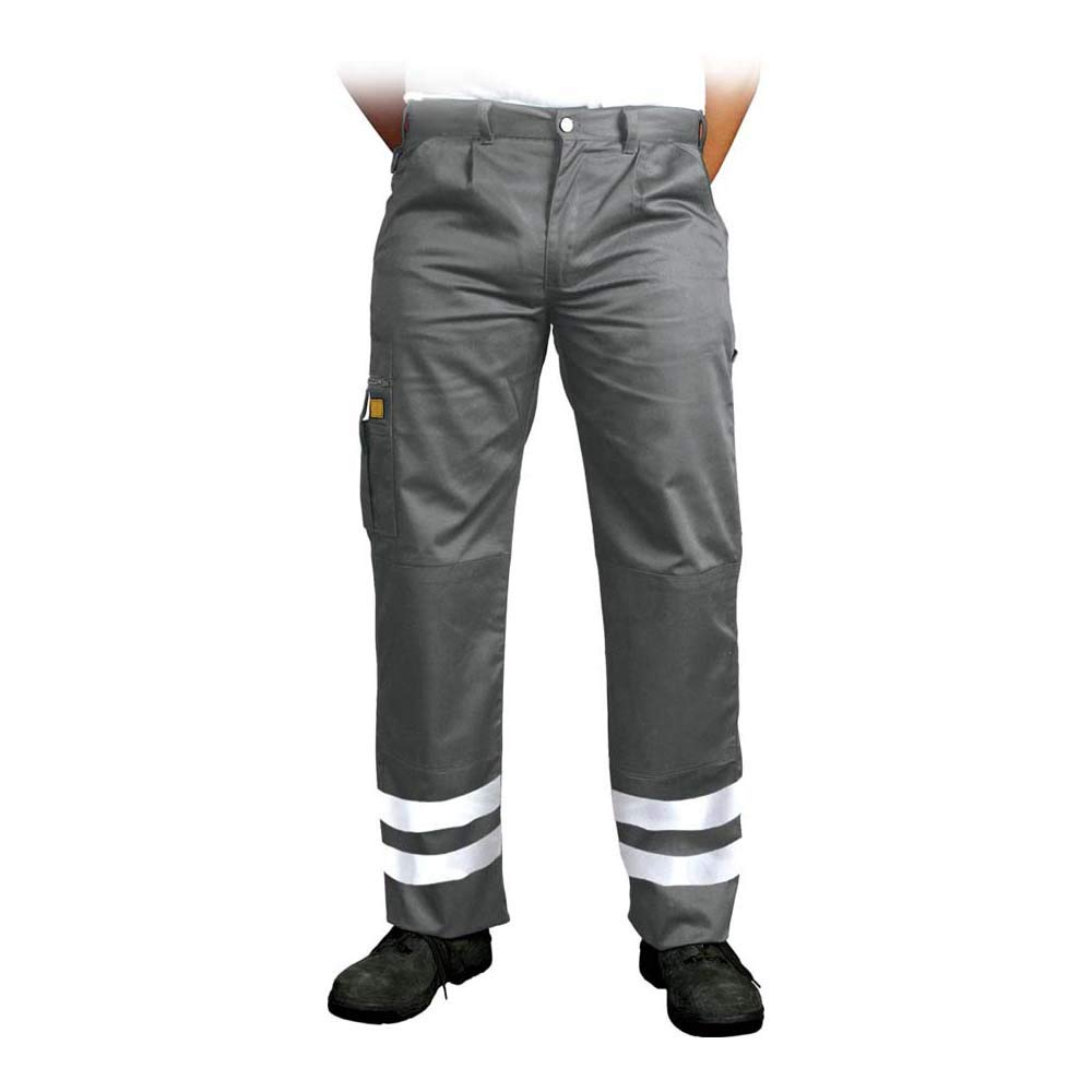 Leber&Hollman LH-VOBSTER_X_S54 Bivico Protective Trousers, Gray/Steel, 54 Size