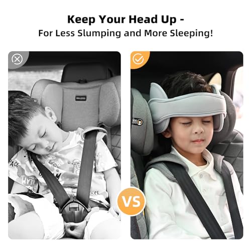 StoHua Child Car Seat Head Support Baby Safety Car Seat Neck Relief  Holder, Adjustable Head Band Strap Headr