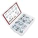 Hilitchi 78-Pcs Mini Fuel Injection Line Style Hose Clamps Assortment Kit - 10 Kinds of Size