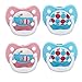 Dr. Brown's PreVent Classic Pacifier, Stage 3 (12m+), Unique Pink/Purple, 4-Pack