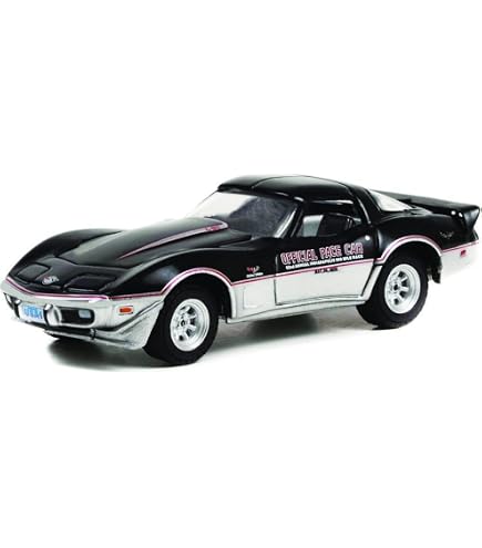 Motormax Chevrolet Corvette C3 Coupe 1979 Modellauto – Weiß, 1:24, Mit öffnenden Türen