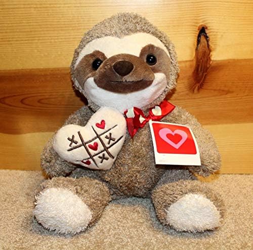 valentine's day stuffed sloth