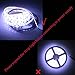 BIHRTC 2 Rolls of 5M Waterproof LED Strip Light Daylight White (No Power Supply) 12V IP65 DC SMD 5630 32.8ft(10M) 600 LEDs 300 LEDs/Roll 6500-7000K Flexible Rope Light