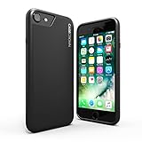 iPhone 7 Case, CaseCrown Lux Glider Case (Matte Black) w/ Matte Finish & Felt Interior