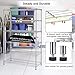 Payhere 6-Tier Heavy Duty Wire Shelving Unit - 4800 LBS Capacity, NSF Certified Metal Rack w/Wheels, Adjustable Storage Organizer for Garage/Restaurant/Kitchen (72