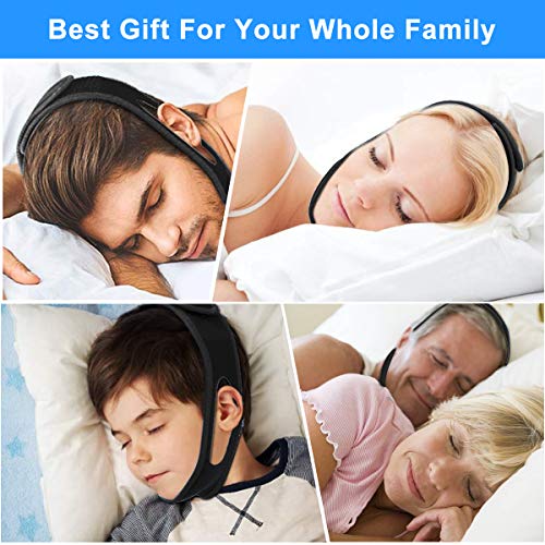 [2019 Newest] Anti Snoring Chin Straps, Stop Snoring Solution Snore Reduction Sleep Aids,Anti Snoring Devices Snore Stopper Chin Straps for Men Women Snoring Sleeping Mouth Breathers - Thumbnail 3