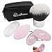 Tourist Set,Sancan Pro 2-Pack Beauty Blender Foundation Silicone Sponge With Kabuki Foundation Face Powder Brush- Applicator For Flawless Application Of Liquid Foundation, Primer, Concealer