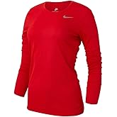 Nike Women's Legend L/S T SP20 TOP - University RED/University RED/Cool Grey - XS