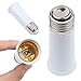 6-Pack Light Socket Extender Adapter, E27 to E26 E27 Screw Bulb Base Adapter Converter,Lamp Bulb Socket Lamp Holder Adapter, Fits LED/CFL Light Bulbs