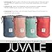 Large Makeup Bag - Travel Toiletry Organizer with Small Pouch and Clear PVC Brush Bag, Multi functional Polyester Cosmetic Storage Drawstring Bags for Women - Pink