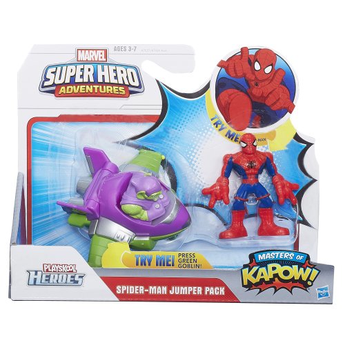 Marvel Super Hero Adventures Spider-Man Jumper Pack Masters of KAPOW!