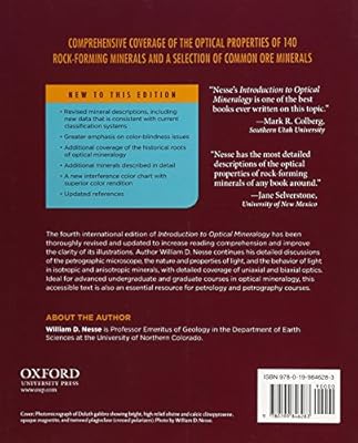 Introduction To Optical Mineralogy By William D Nesse - 