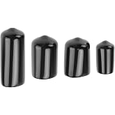Be In Your Mind 20Pcs Rubber Snooker Cue Tip Cover Rubber Pool Cue Tips Protector Billiards Cues Stick Protection Cap for Snooker Cue, 10mm/12mm/13mm/14mm, black