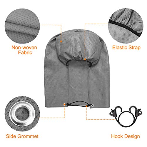 KAKIT Tire Cover Set of 2 for RV, 5 Layers Waterproof Motorhome Spare Wheel Tire Covers for Trailers Jeep Truck Car Camper Fit up to 29" Tire Diameters
