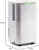 HUMILABS Dehumidifier 12L/Day 15-30m² 2L Tank 24H Timer Sleep Mode view 8