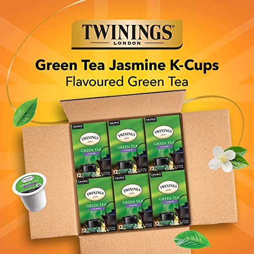 Twinings Jasmine Green Tea KCup Pods for Keurig, Infused with Fragrant