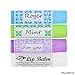 Labels for Lip Balm Tubes - Value Pack of 400 Stickers - 200 Writable & 200 Printed - Self Adhesive - Fineliner Pen Included