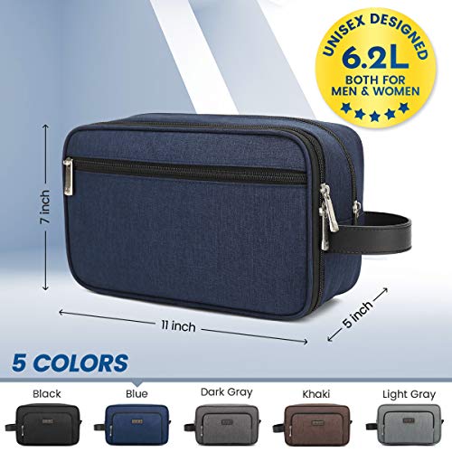 Toiletry Bag for Men Travel Shaving Dopp Kit Waterproof Toiletries Organizer for Cosmetic Portable Womens Makeup Bag 4 Toiletry Bag for Men Travel Shaving Dopp Kit Waterproof Toiletries Organizer for Cosmetic Portable Womens Makeup Bag
