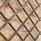 Gardman Riveted Garden Trellis 1.8 x 1.2 m Tan view 6