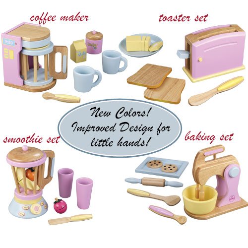 Kitchen Pastel Wooden Play Food Set