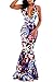 Agatha Garcia Women's Novelty Printed Mermaid Maxi Dress