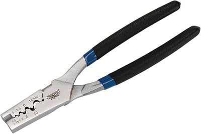 Draper 9-Way Cable Ferrule Crimping Tool Wire Strippers 0.5-16mm² 190mm