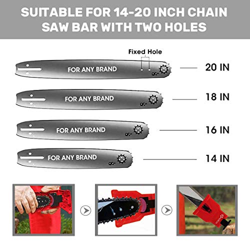 Kettensägen schärfgerät mit 5 Schärfsteinen Kit kettensäge schärfen sägeketten schärfgerät kette ketten schärfen… – Bild 6