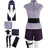 BAIJAHUXI Women Costume Outfit Dress Purple Uniform For Halloween Full Set
