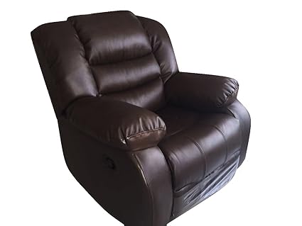 ZoHa Body Touch Genuine Leather ROCKING and REVOLVING RECLINER