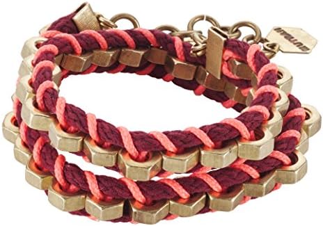 DEAL OF THE DAY - Mutrah Designed Jewelry -DOUBLE SLANG - Red Pink Neon Designer Bracelet - DAILY DEALS