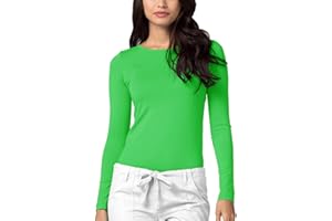 ADAR UNIFORMS Adar Underscrubs for Women - Long Sleeve Underscrub Comfort Tee