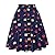 2018 Blue Red Black Skirt Women High Waist Plus Size Floral Polka Dots Ladies Summer Skirts Vintage Sexy Skirt VD0020