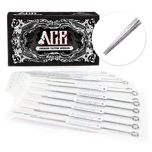 ACE Needles 50 pcs. 3 Round Liner Pre-made Sterile Tattoo Needles - 3RL - Thumbnail 4