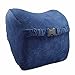Vitodeco Velour Neck Pillow for Travel - Best Memory Foam Travel Cushion; Neck Pillow; Car Pillow; Neck Rest Pillow; Neck Support Pillow with Massage Spots (Blue)