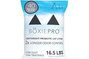 BOXIECAT Boxie Probiotic Cat Litter, Lightweight 40-Day Odor Control, Clumping, 16.5lb