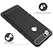Dretal for Google Pixel 2 Case,Google Pixel2 Case, Carbon Fiber Shock Resistant Brushed Texture Soft TPU Phone case Anti-Fingerprint Flexible Full-Body Protective Cover for Google Pixel2 (Black)