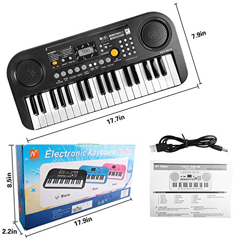 M SANMERSEN Kids Piano, Keyboard for Kids Music Pianos Keyboards with