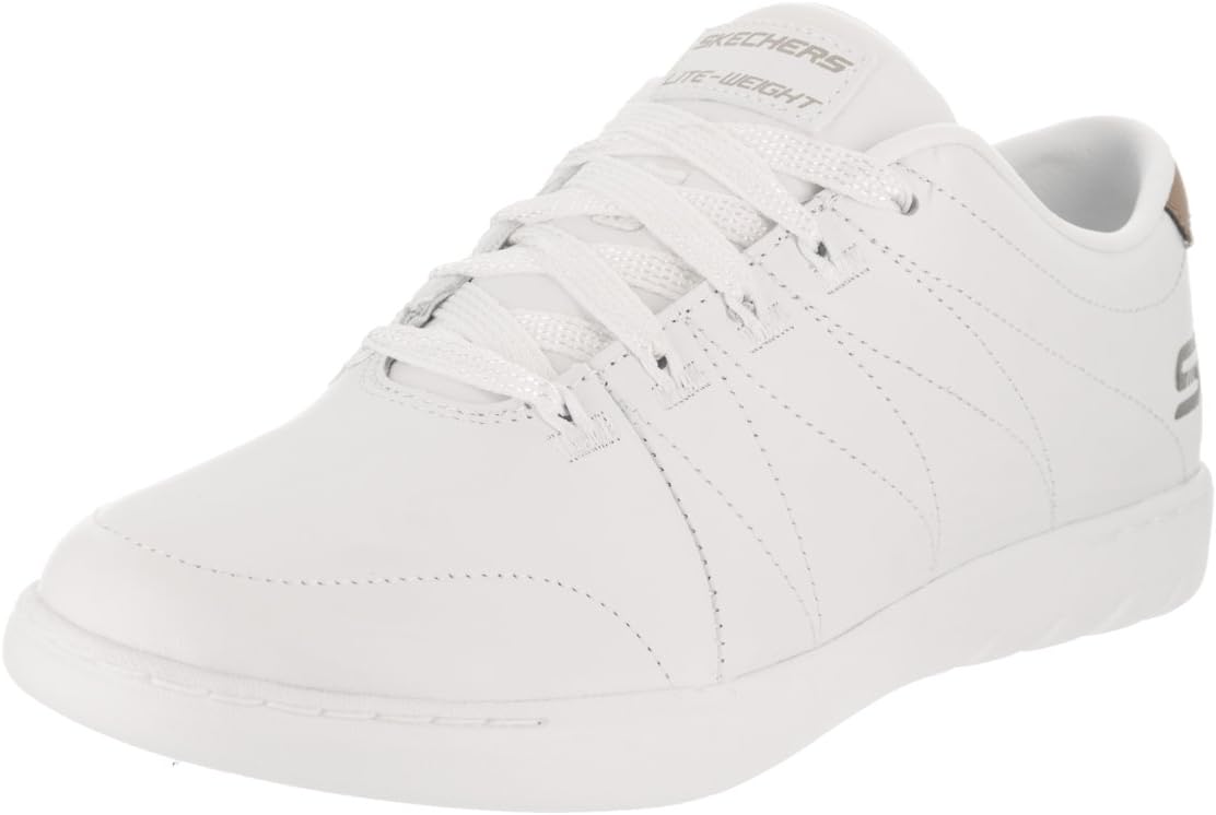 skechers white casual shoes